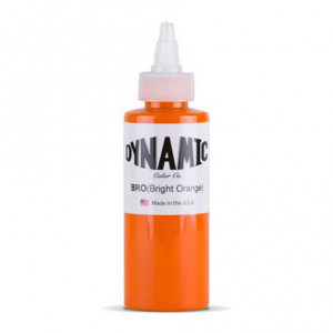 Тату краска Dynamic Colors Bright Orange - 120 мл светло-оранжевый