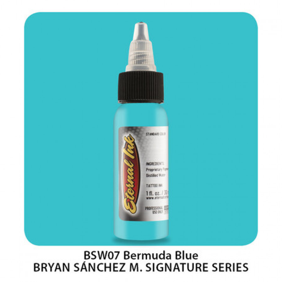 Тату краска Eternal Bermuda Blue Watercolor
