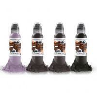 Краска World Famous Tattoo Ink Slovak Blush Skin Tone Set (4 пигмента)